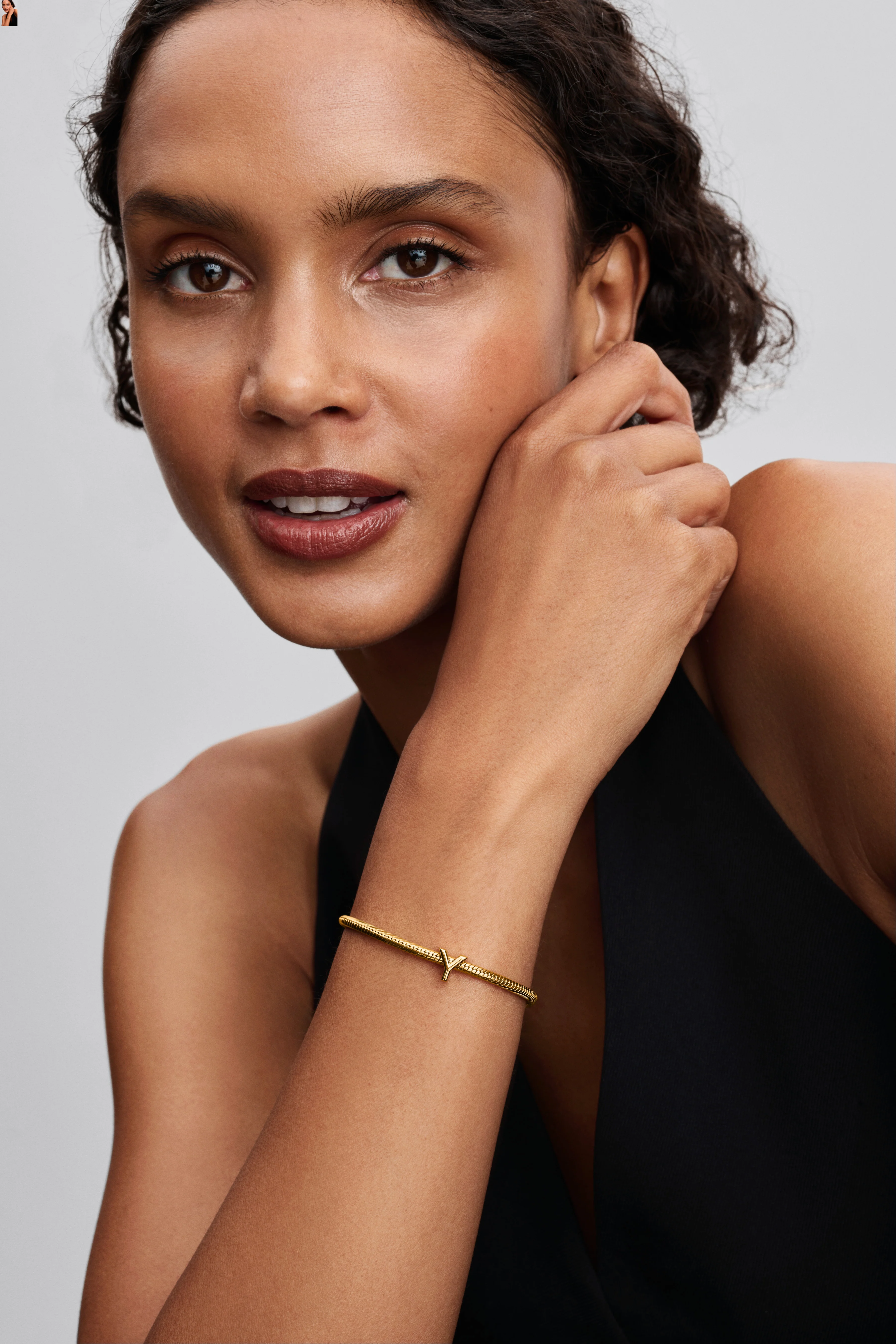 Letter Y 14K Gold-Plated Charm - Image 5