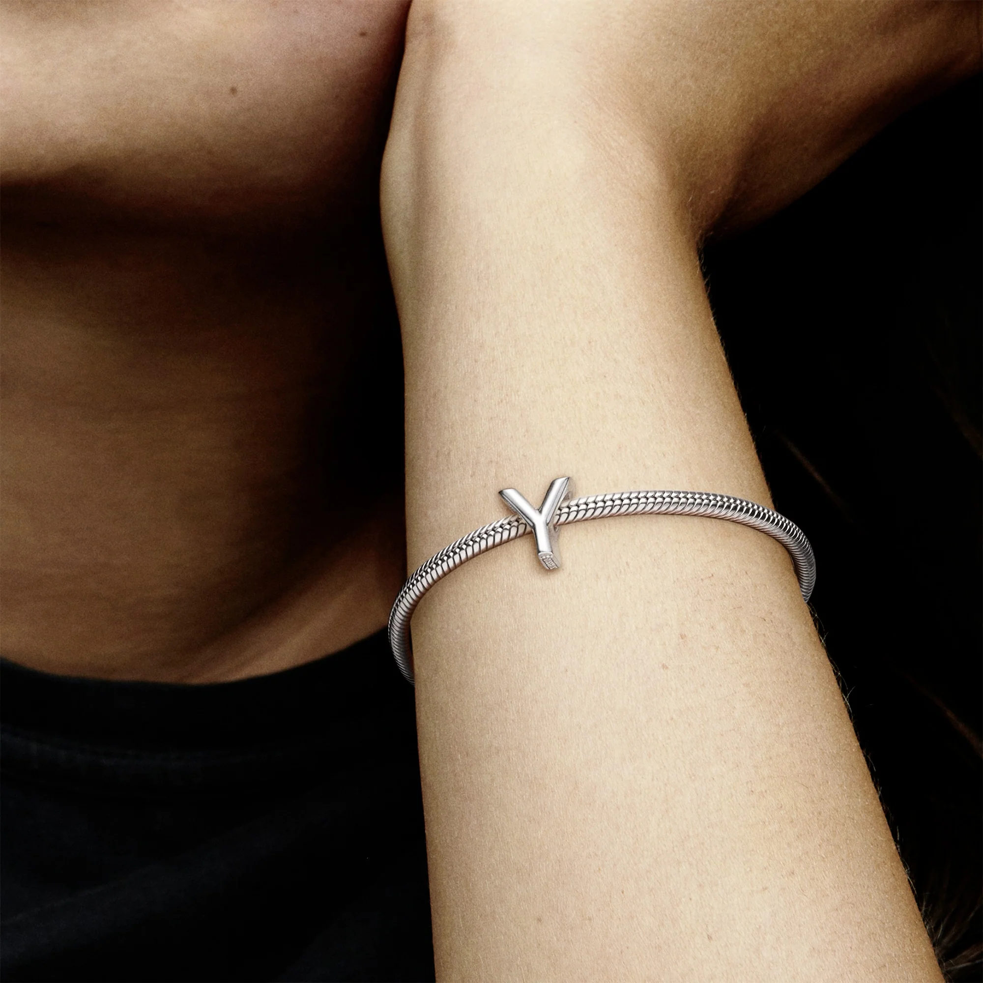 Letter Y Silver Charm - Image 2