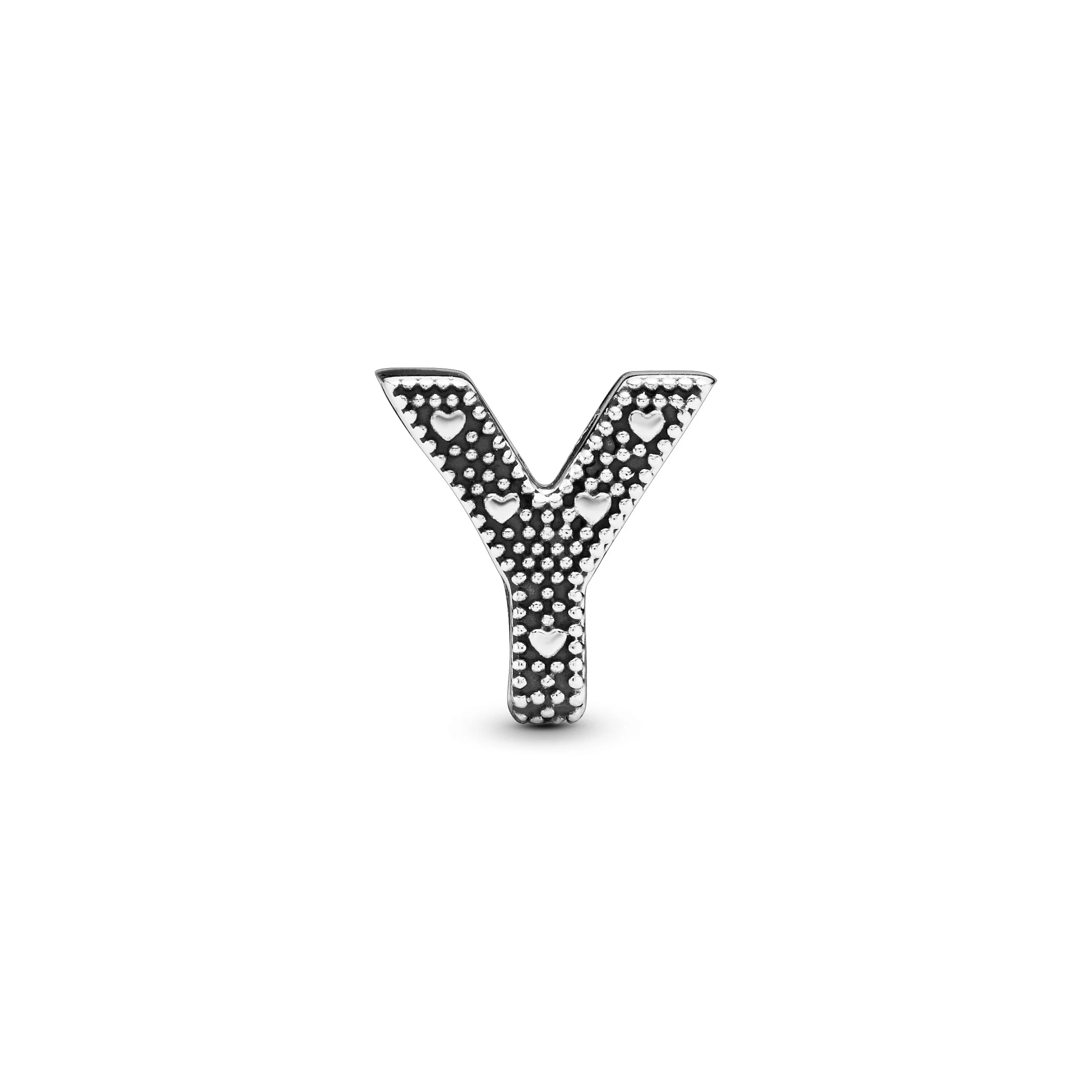 Letter Y Silver Charm - Image 3