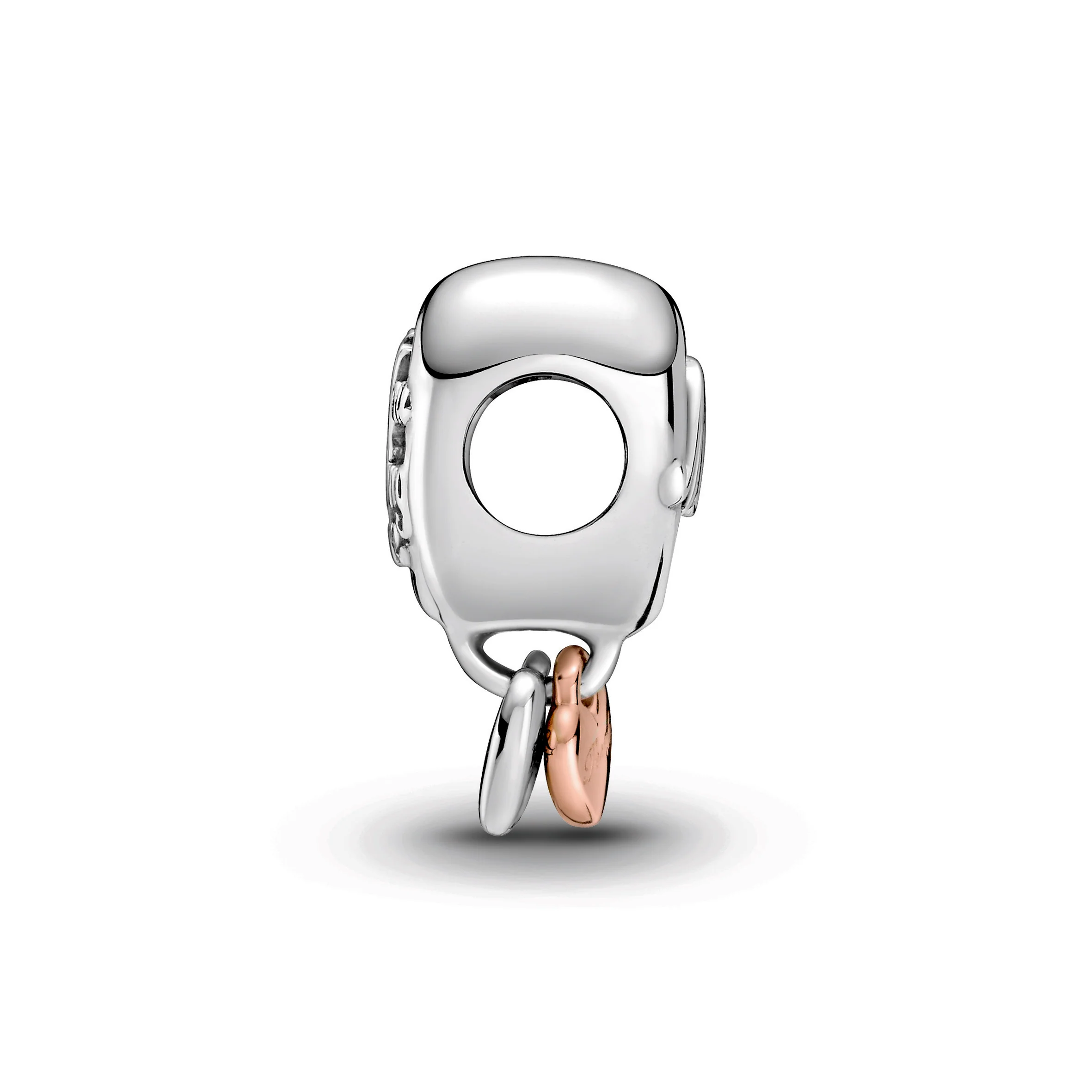 Mum And Heart Sterling Silver And 14K Rose Gold-Plated Charm - Image 6