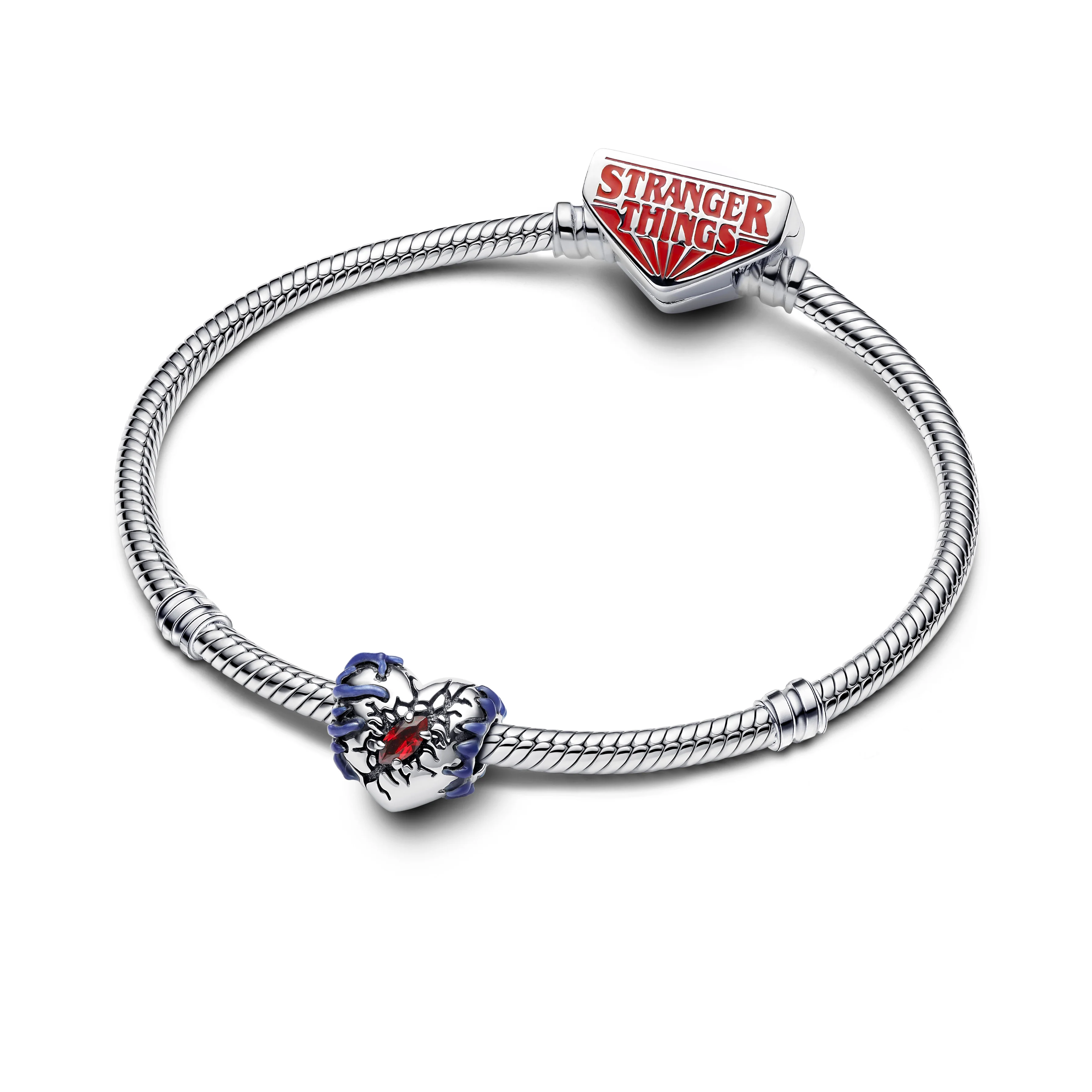 Project Red Heart Sterling Silver Charm With Salsa Red Crystal And Glow In The Dark Enamel - Image 5