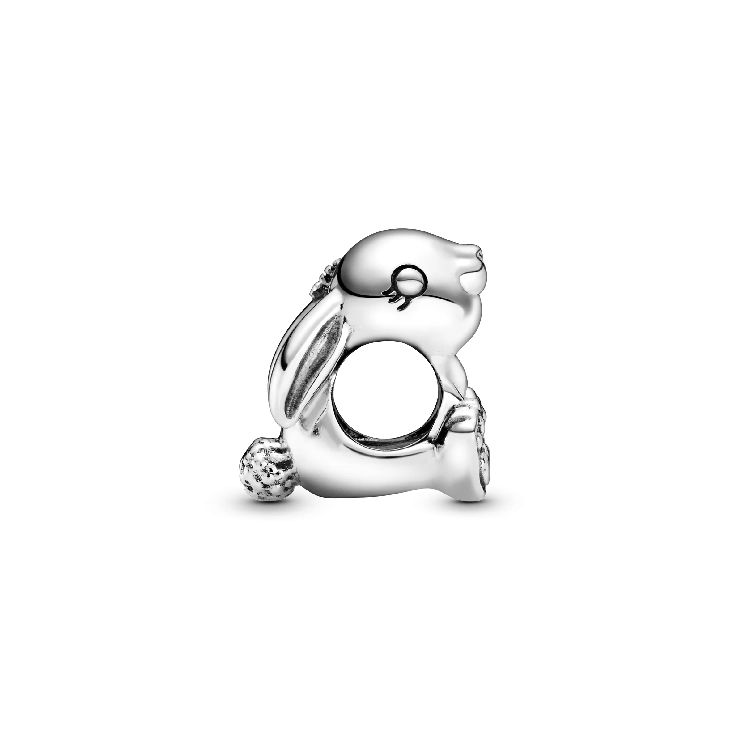 Rabbit Sterling Silver Charm - Image 3