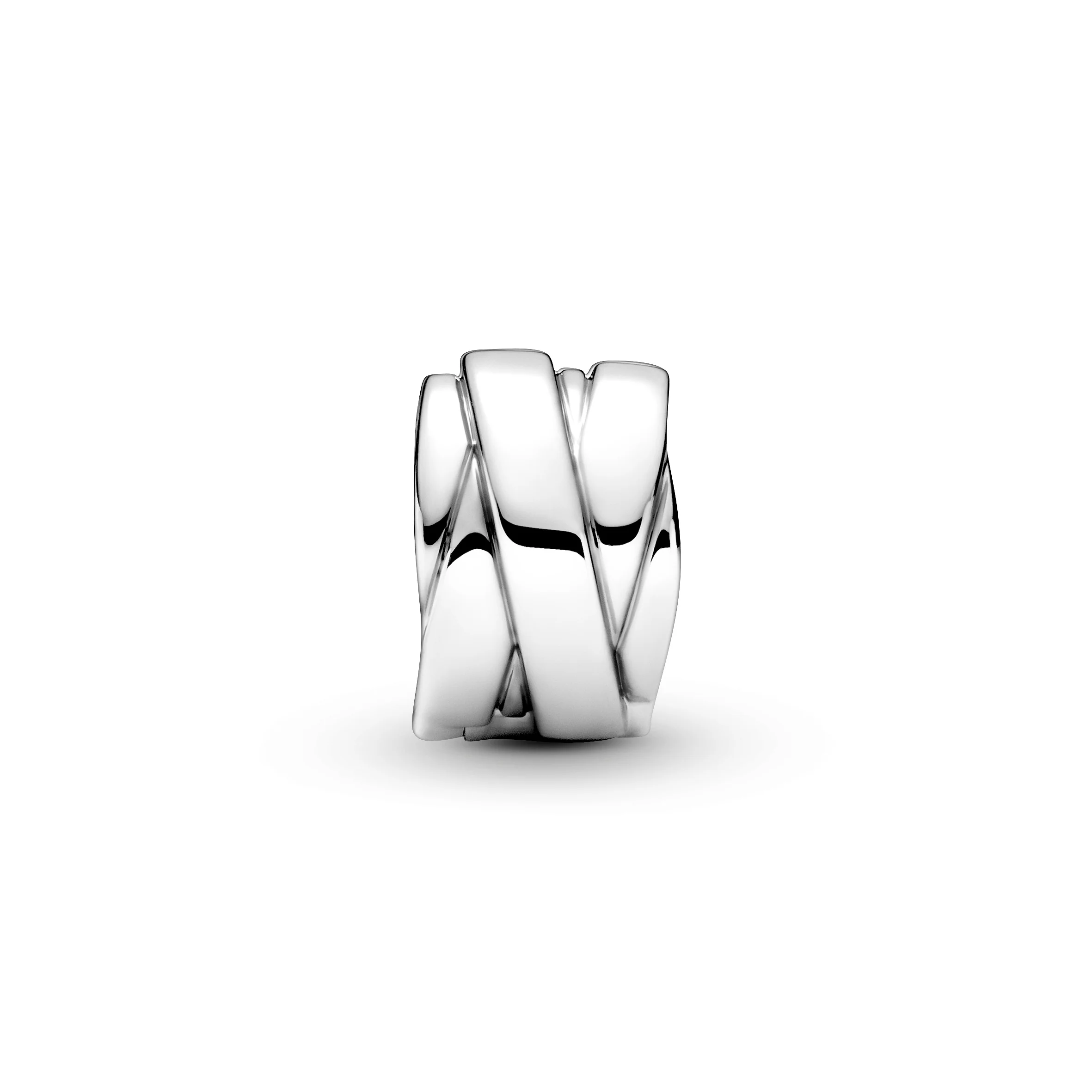 Ribbon Sterling Silver Clip