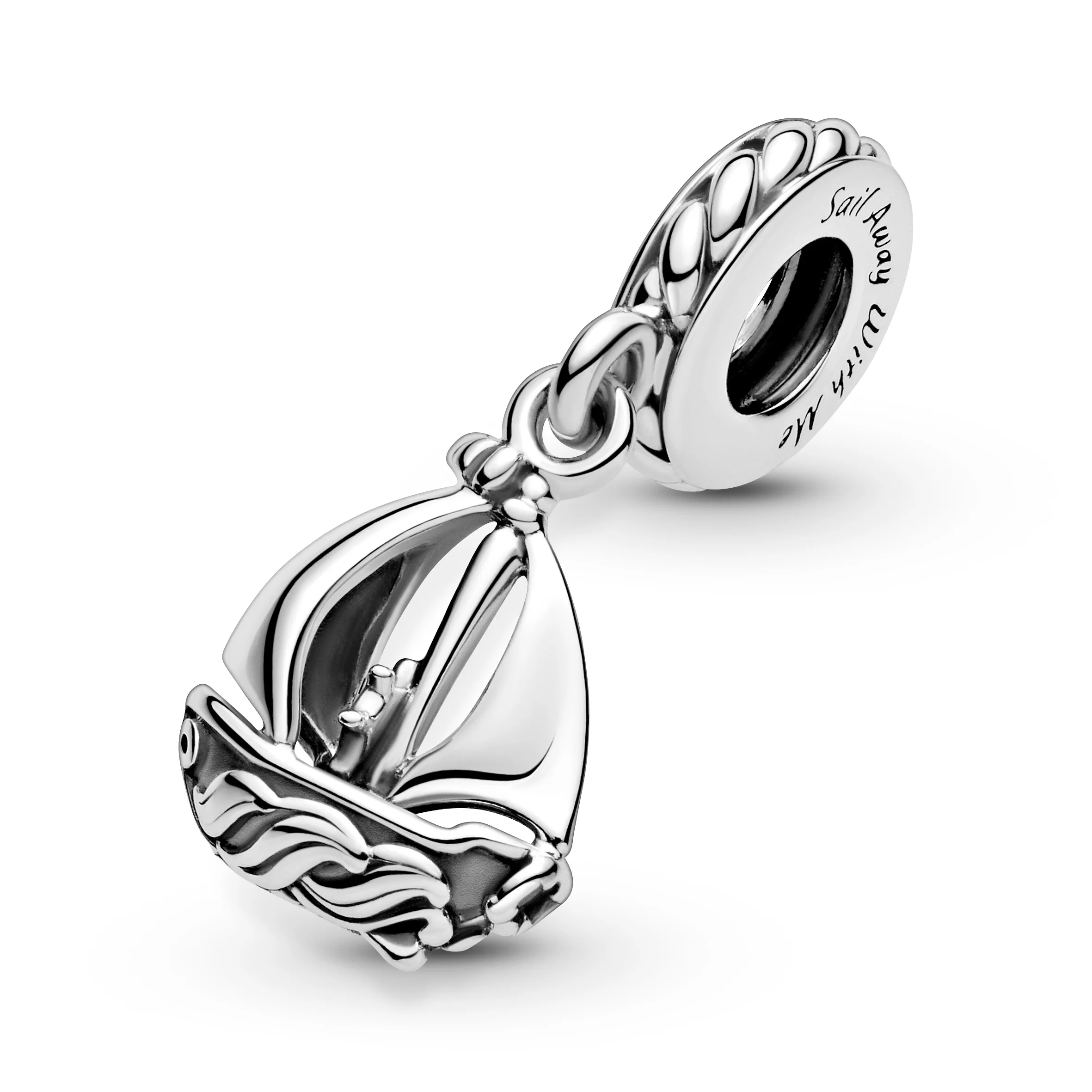Sail Boat Sterling Silver Dangle - Image 4
