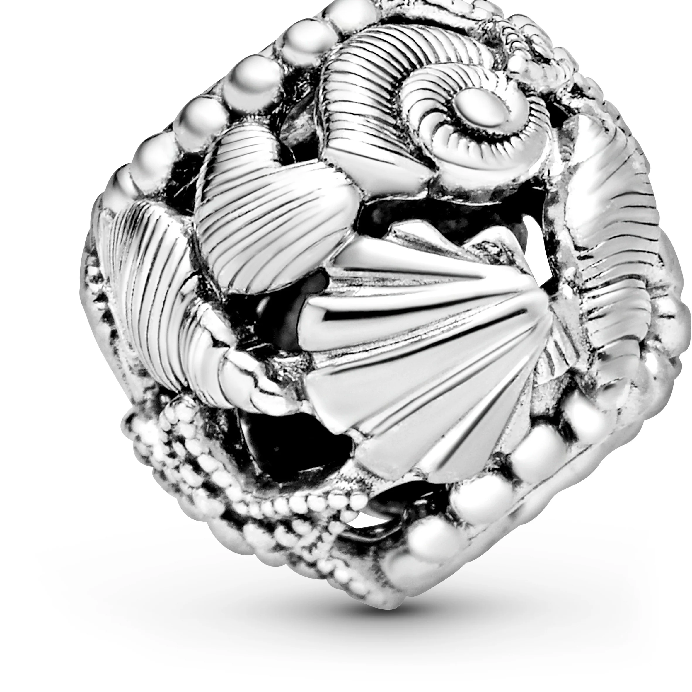 Shell And Starfish Sterling Silver Charm - Image 5