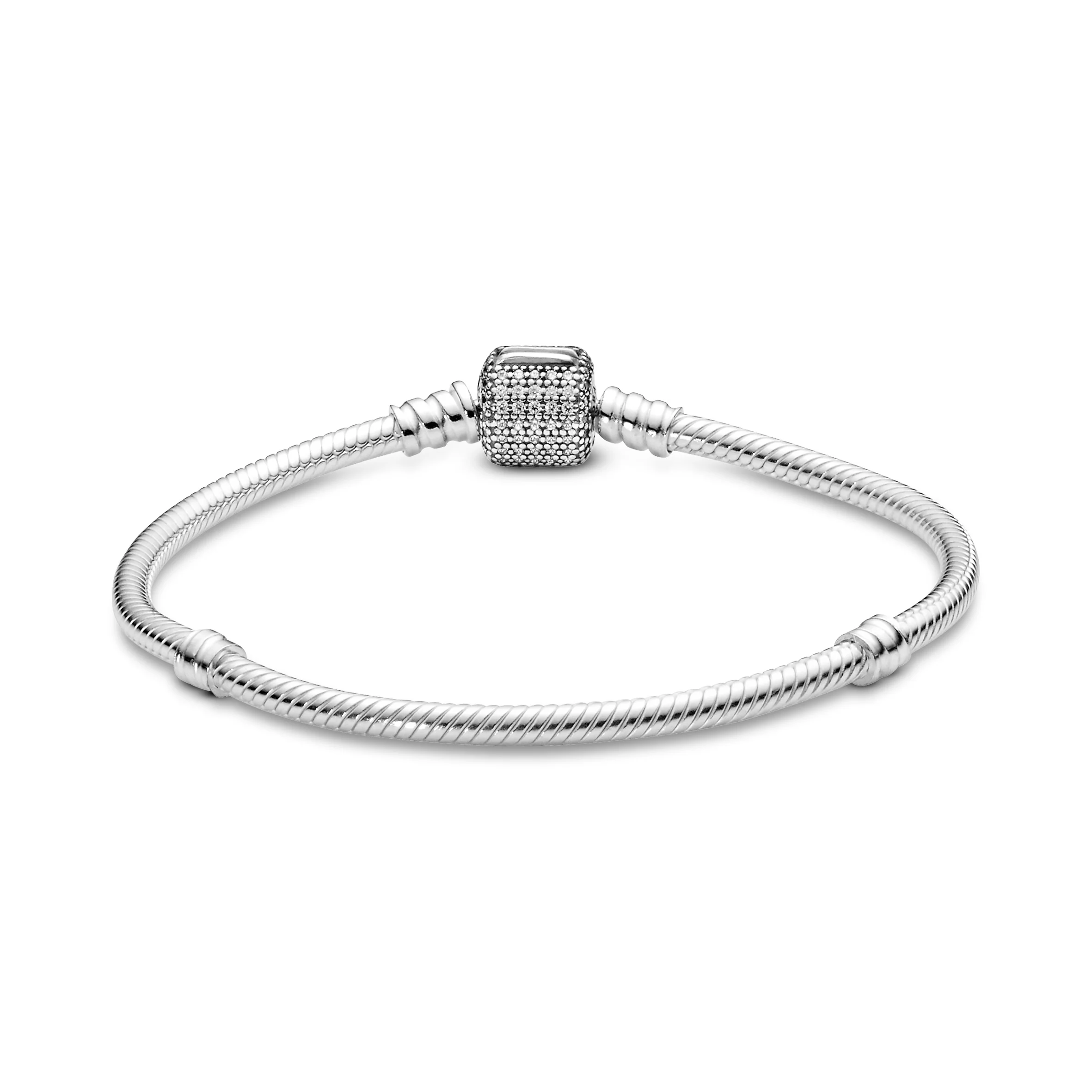 Silver Bracelet With Clear Cubic Zirconia - Image 6