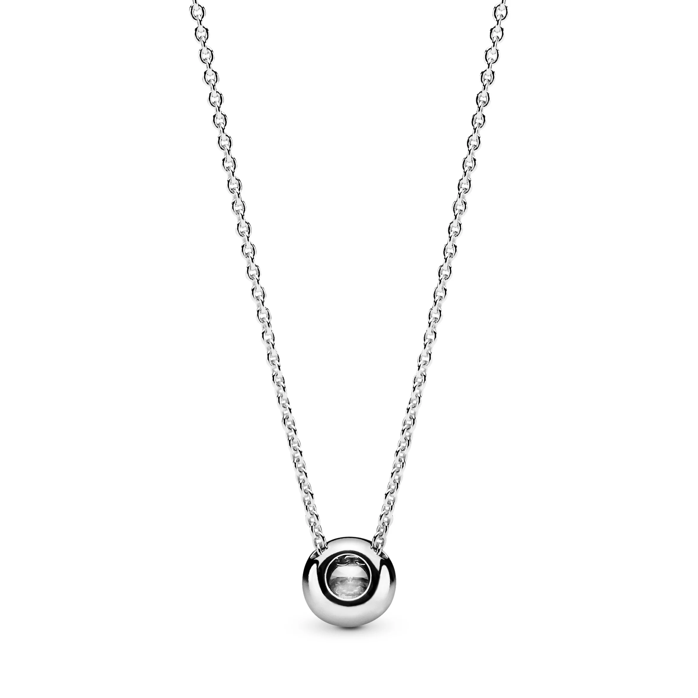 Silver Necklace With Clear Cubic Zirconia - Image 6