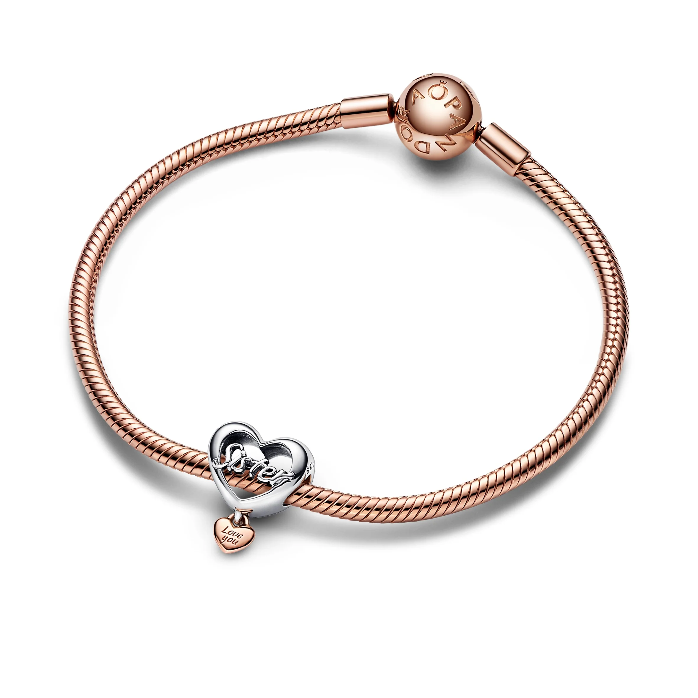 Sister Sterling Silver And 14K Rose Gold-Plated Charm - Image 3