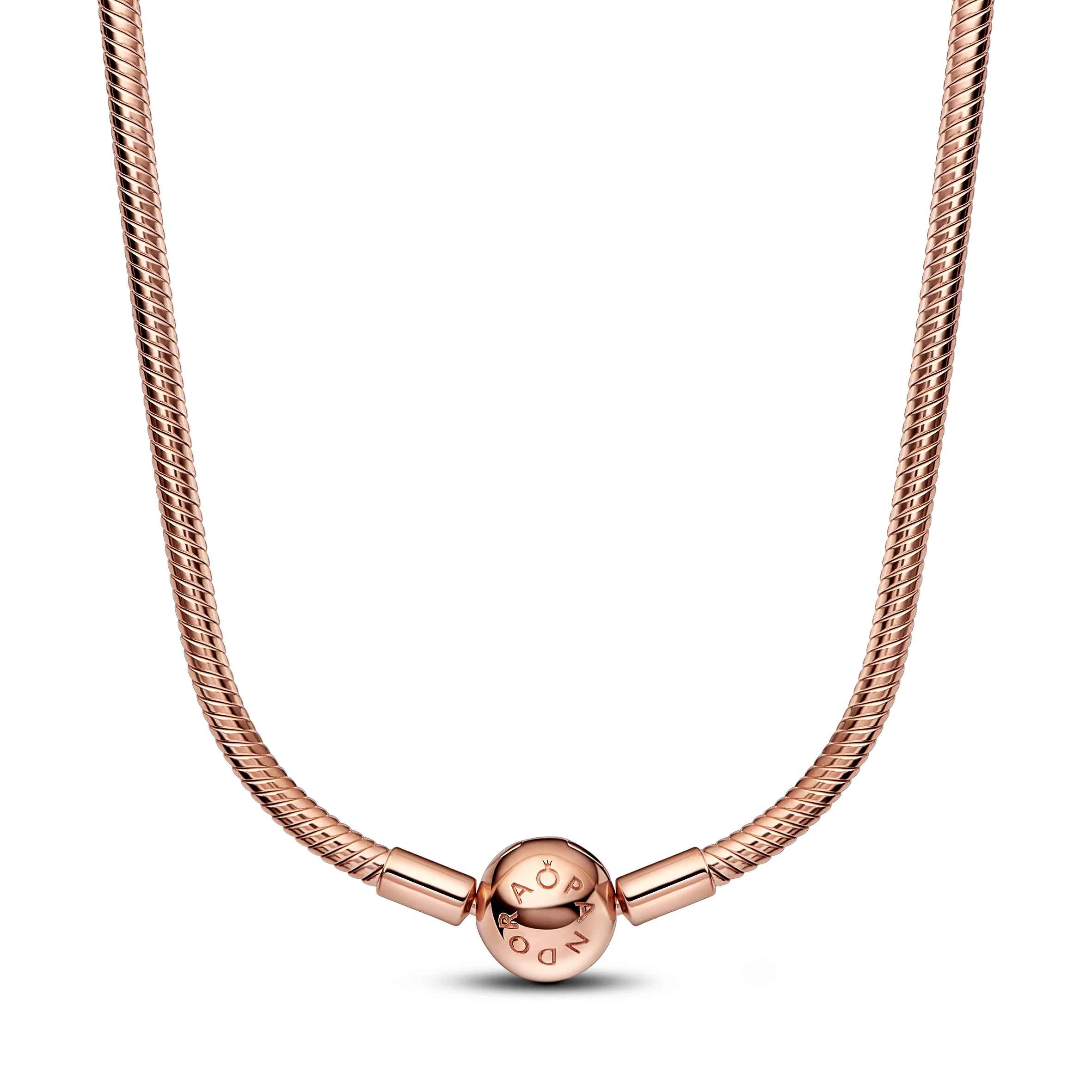 Snake Chain 14K Rose Gold-Plated Necklace