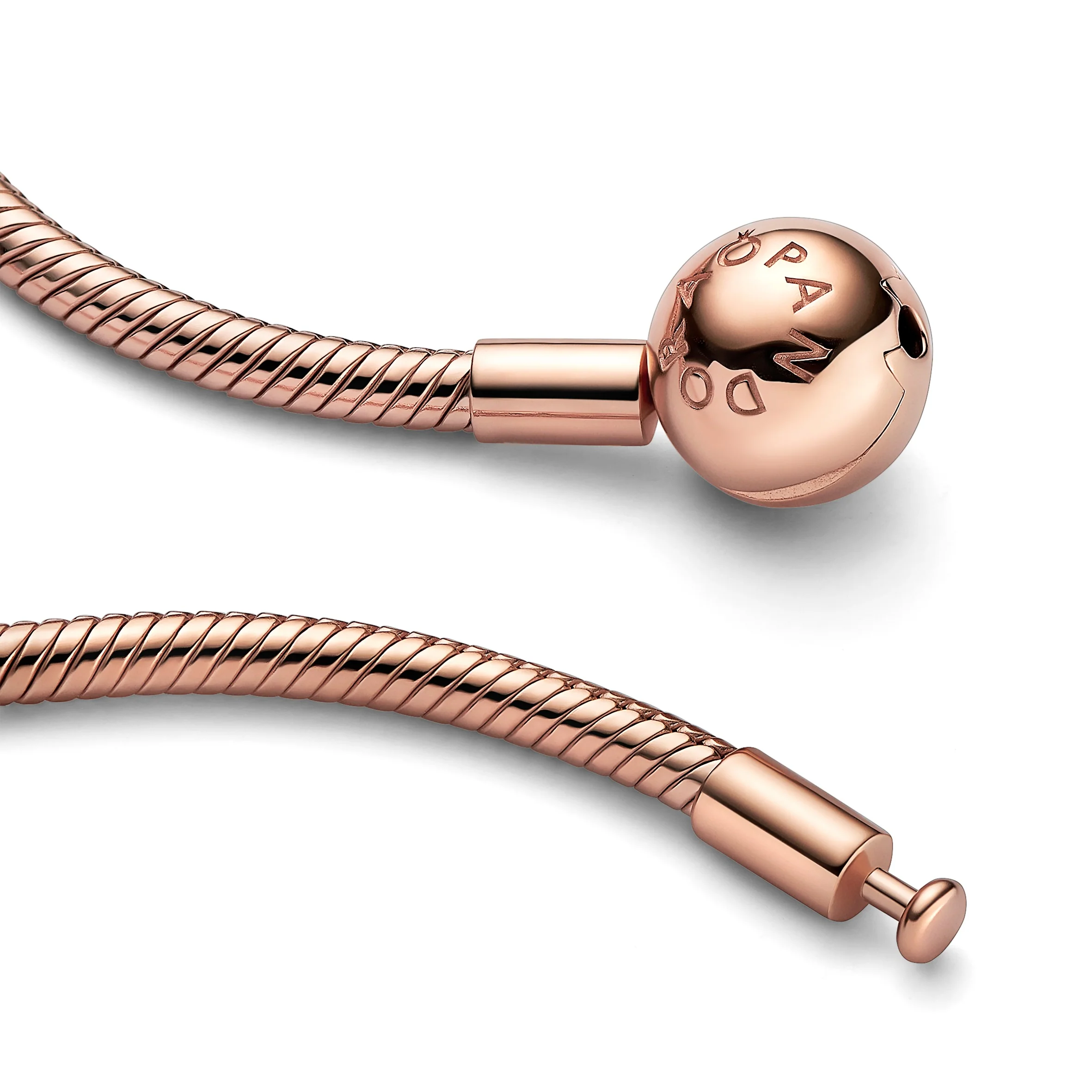 Snake Chain 14K Rose Gold-Plated Necklace - Image 6