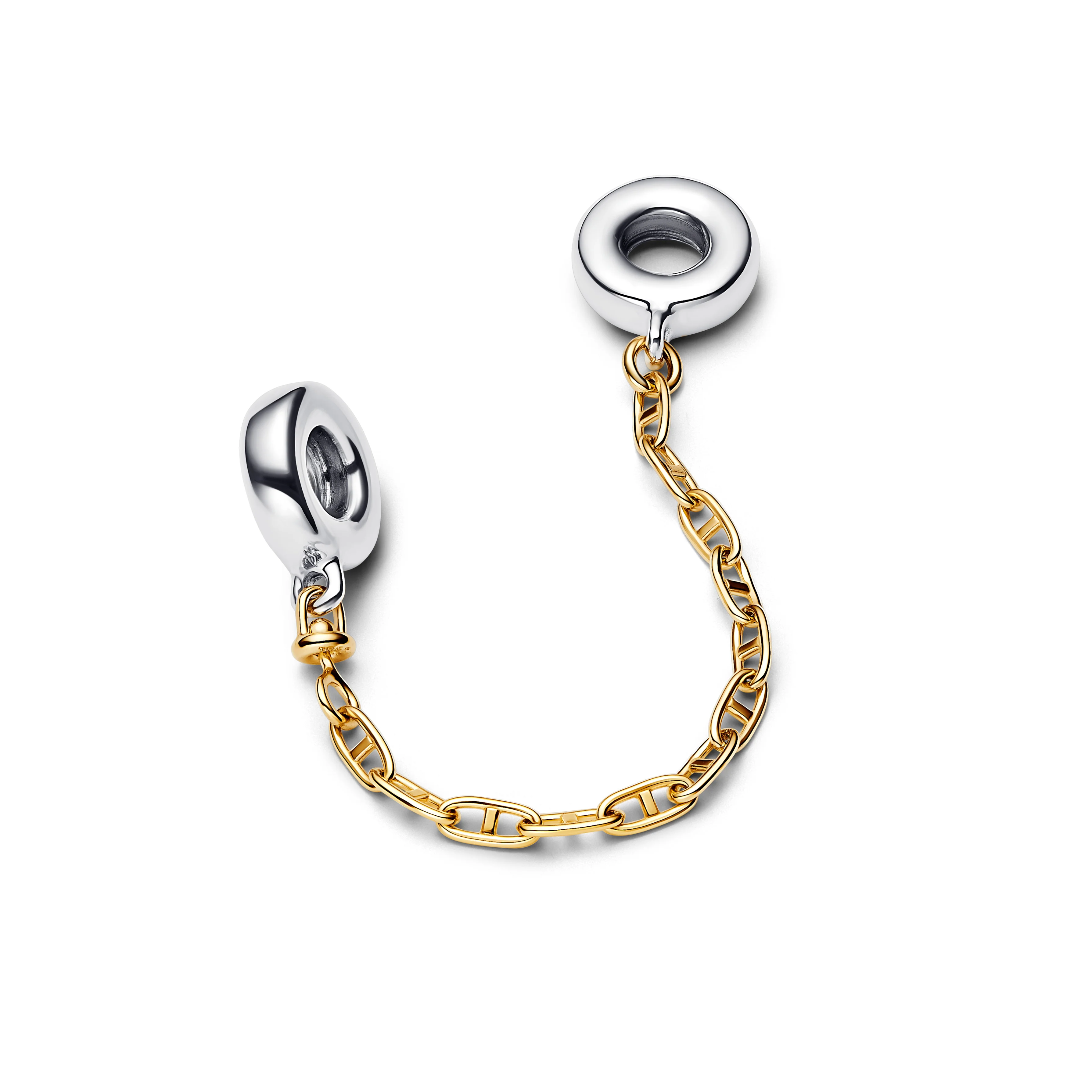Sterling Silver And 14K Gold-Plated Safety Chain - Image 4