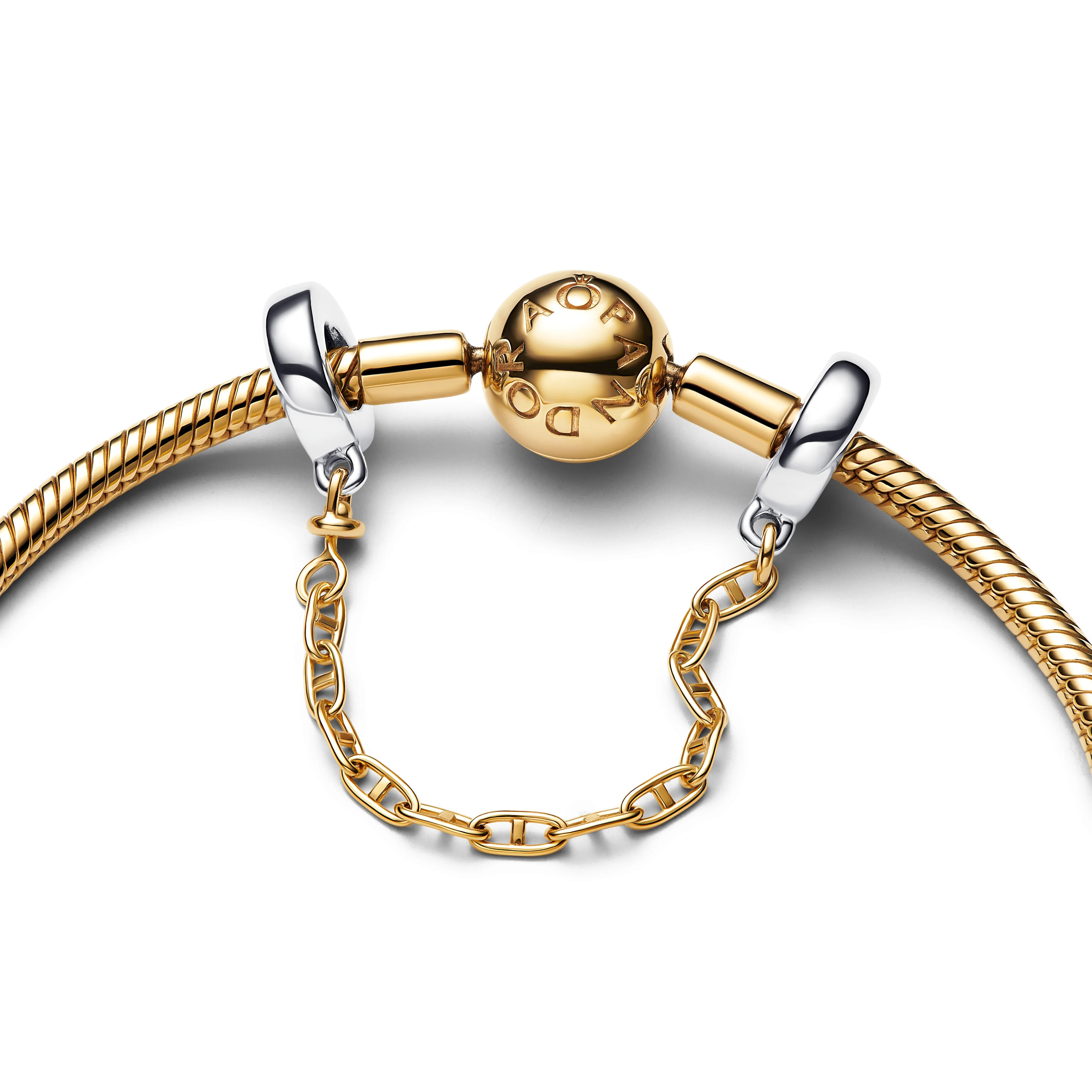 Sterling Silver And 14K Gold-Plated Safety Chain - Image 5