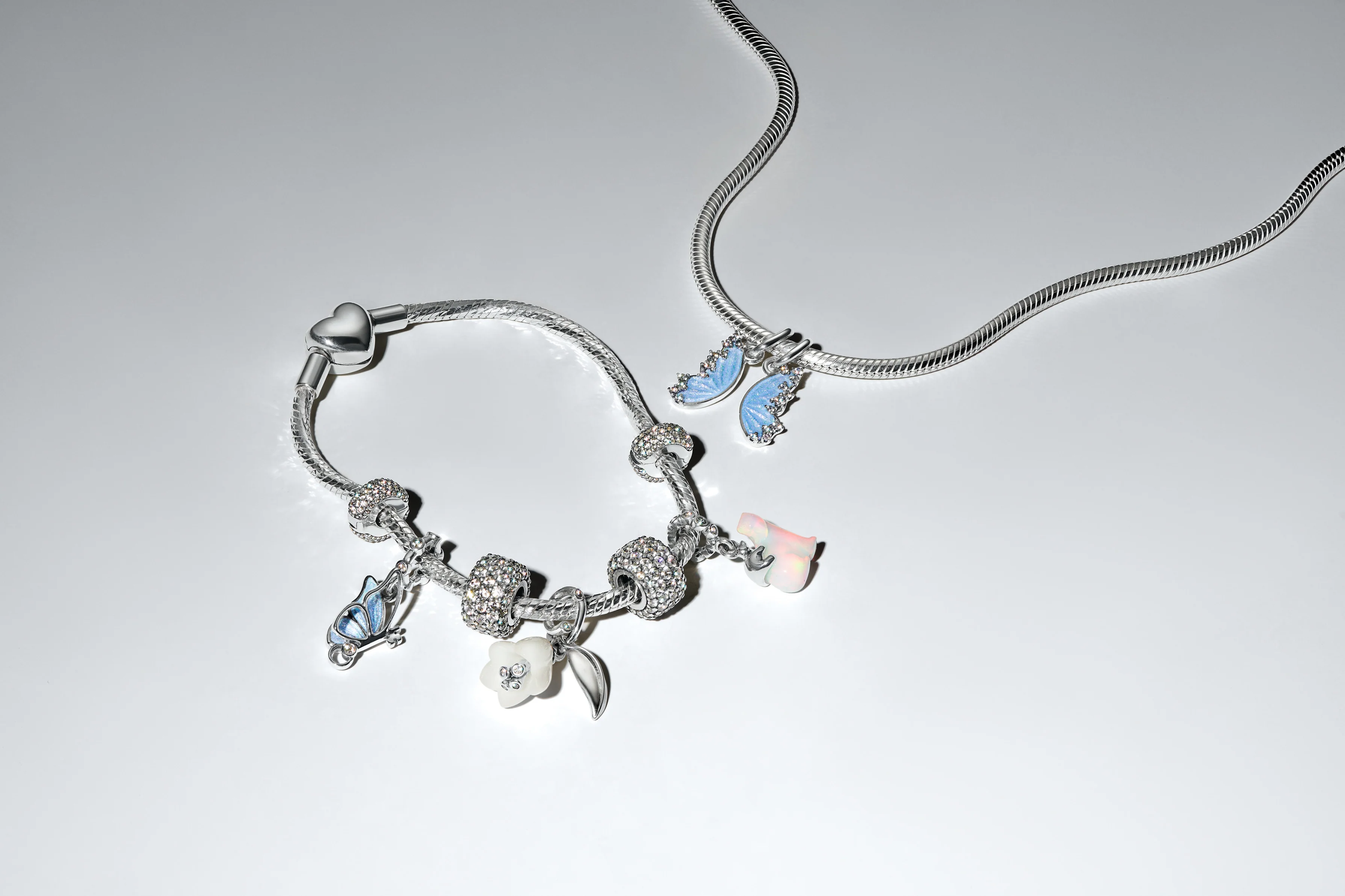 Sterling Silver Clip With Clear Cubic Zirconia And Silicone Grip - Image 3
