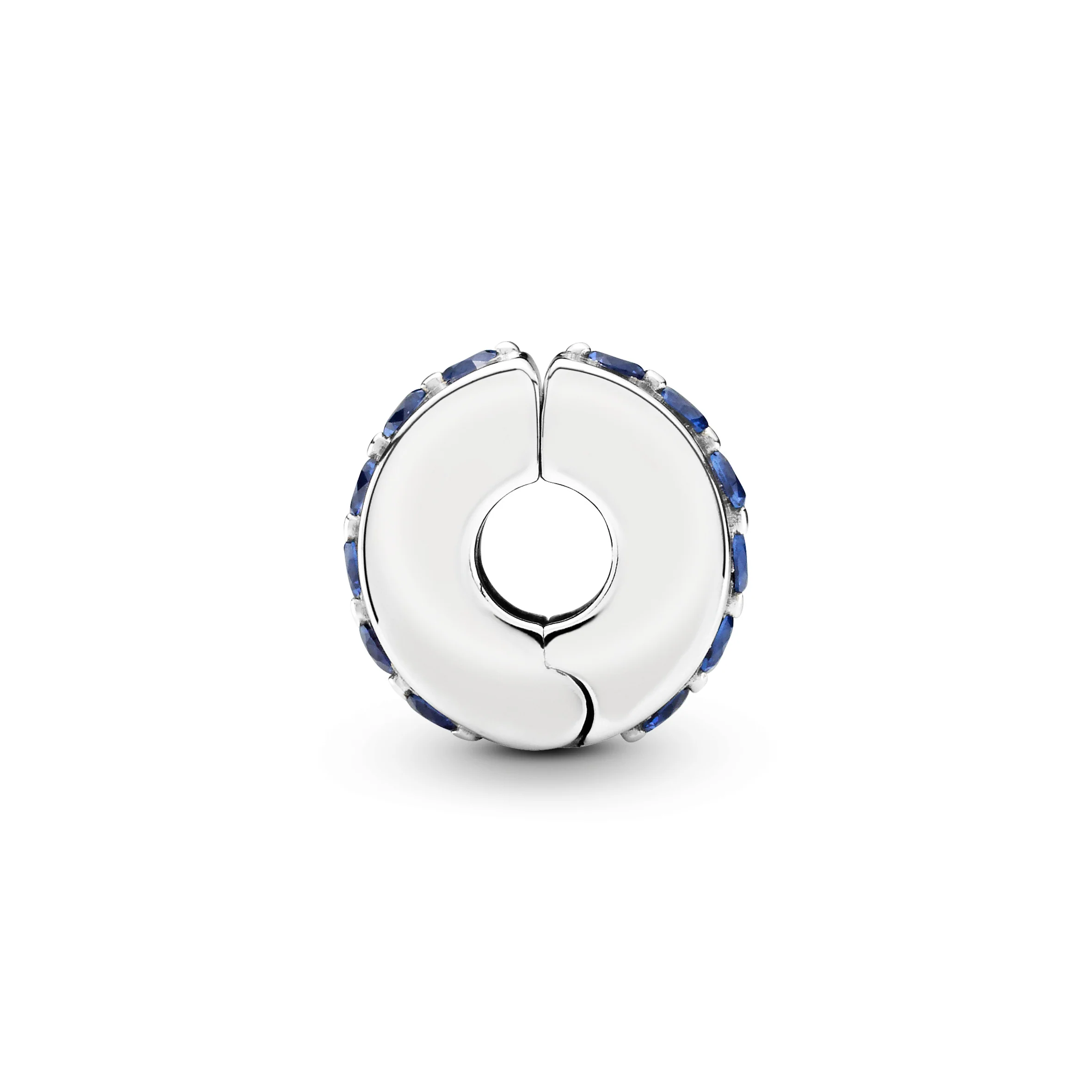Sterling Silver Clip With Stellar Blue Crystal - Image 7