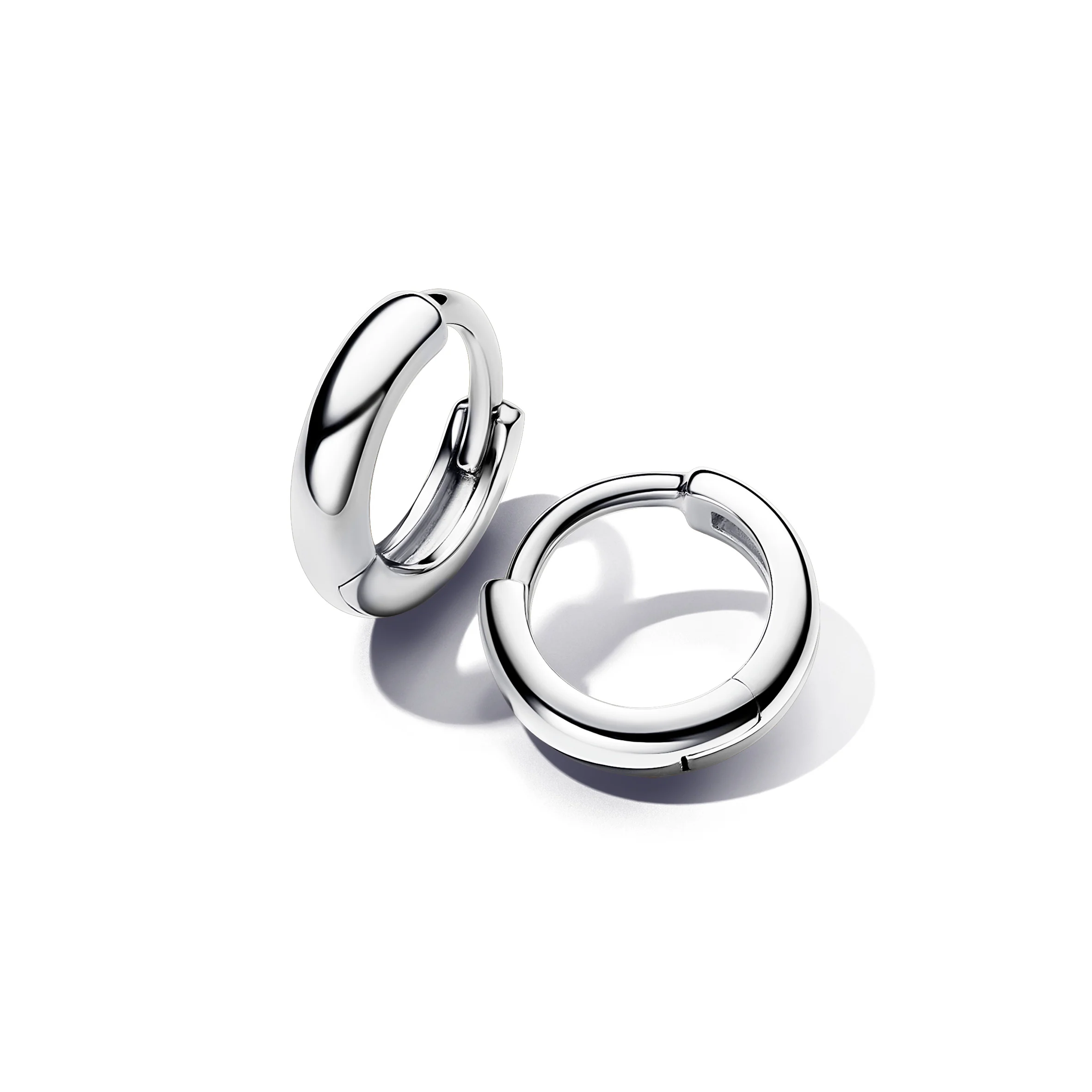Sterling Silver Huggie Hoop Earrings