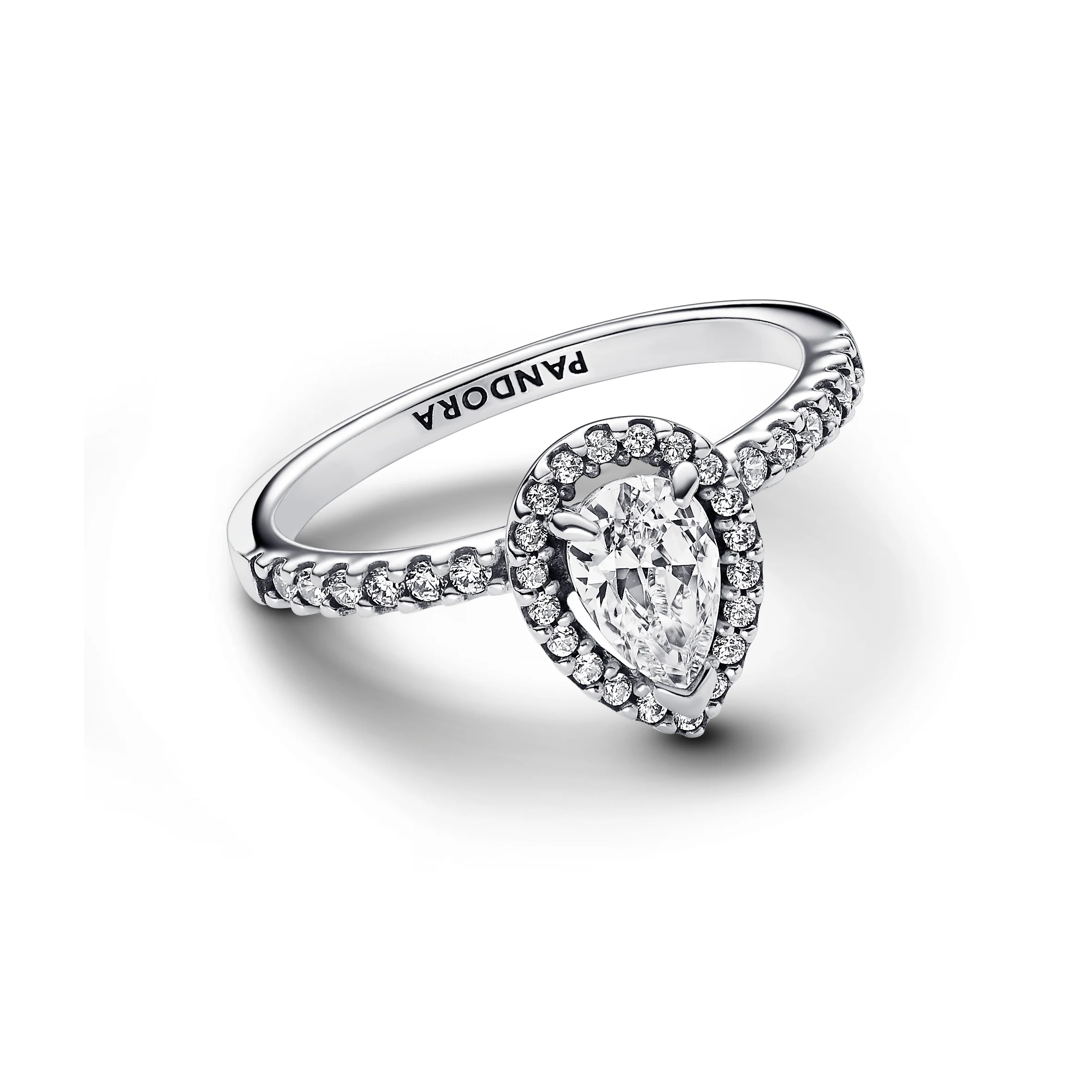 Sterling Silver Ring With Clear Cubic Zirconia - Image 3