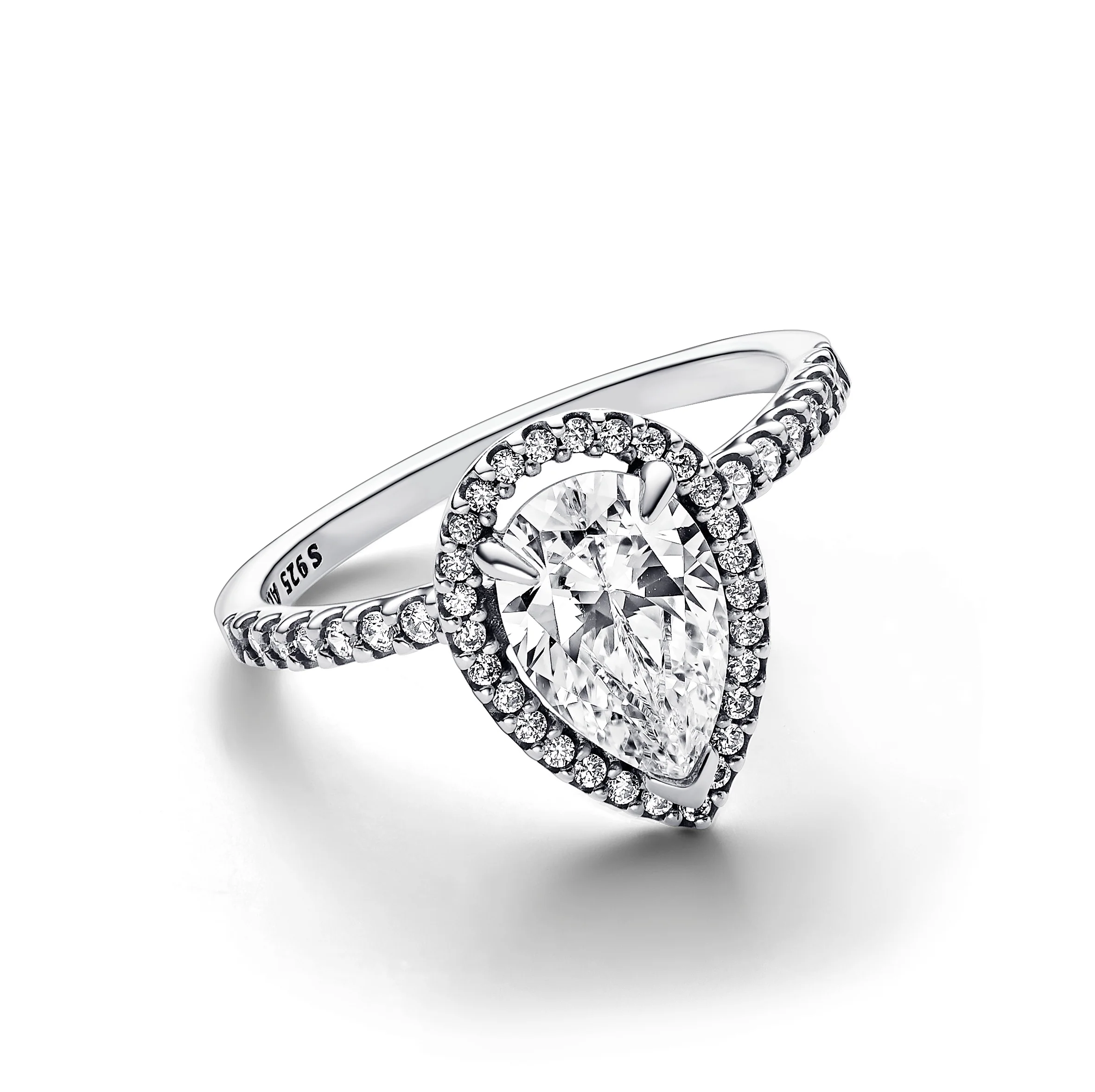 Sterling Silver Ring With Clear Cubic Zirconia - Image 3