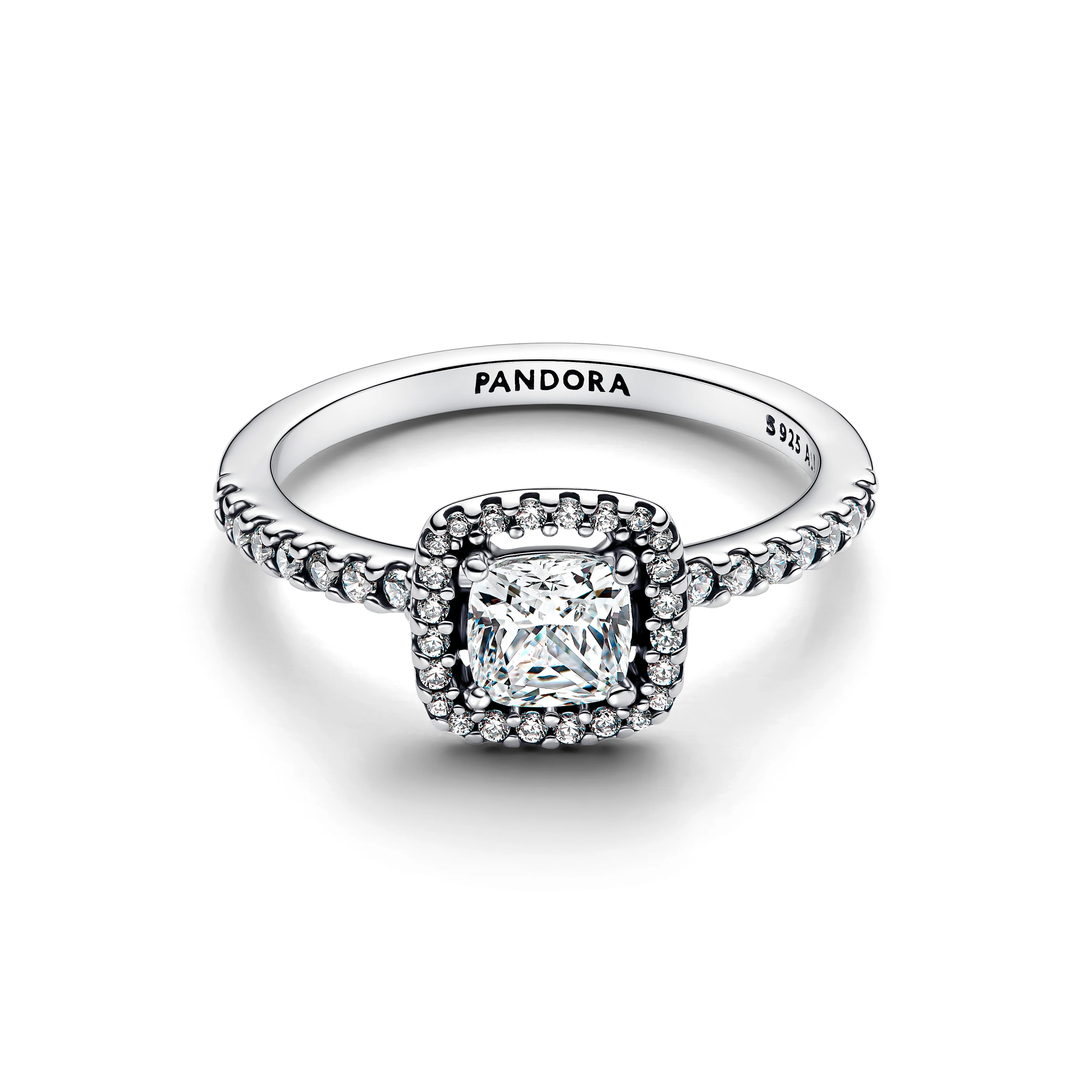 Sterling Silver Ring With Clear Cubic Zirconia - Image 3