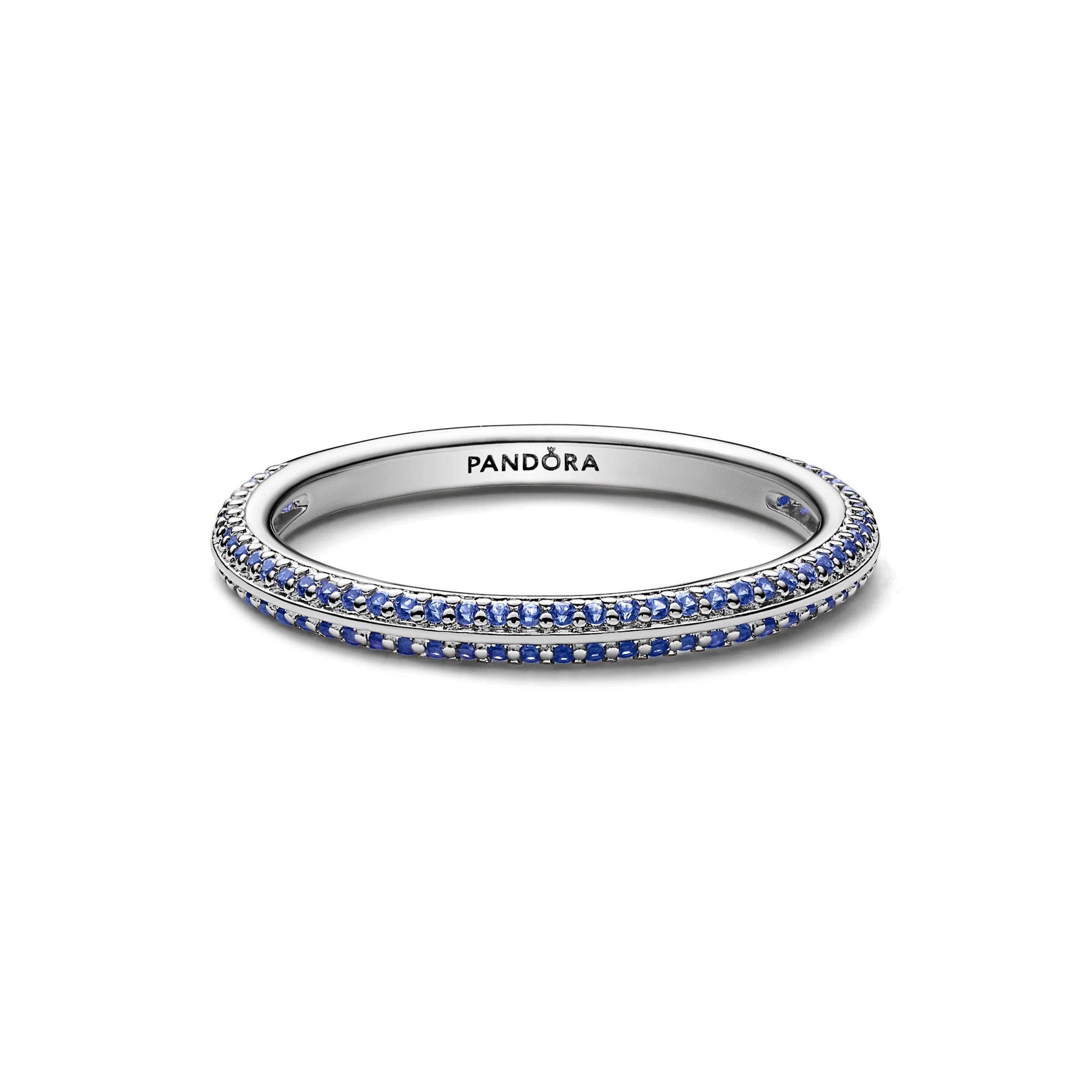 Sterling Silver Ring With True Blue Crystal - Image 3