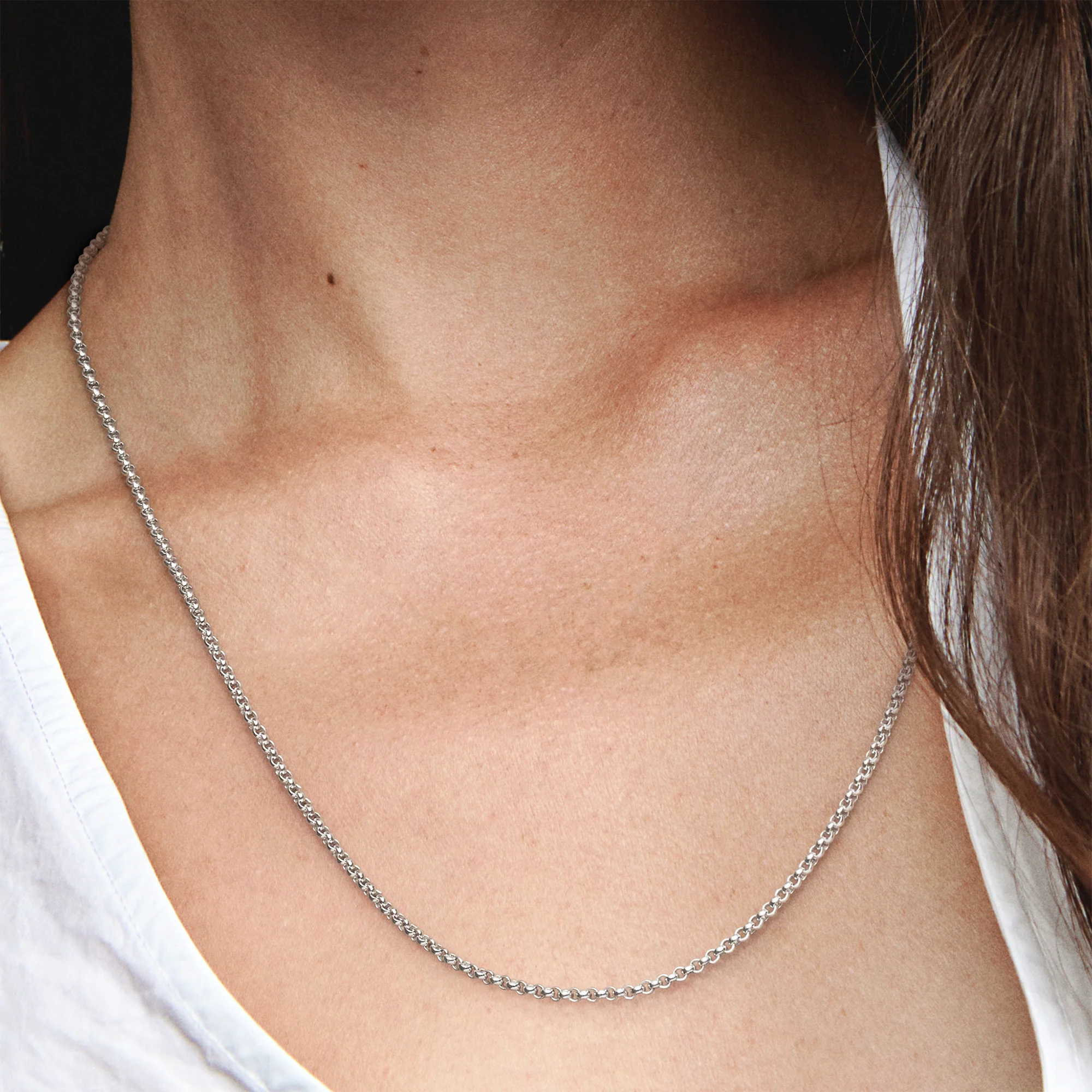 Sterling Silver Rolo Chain - Image 2