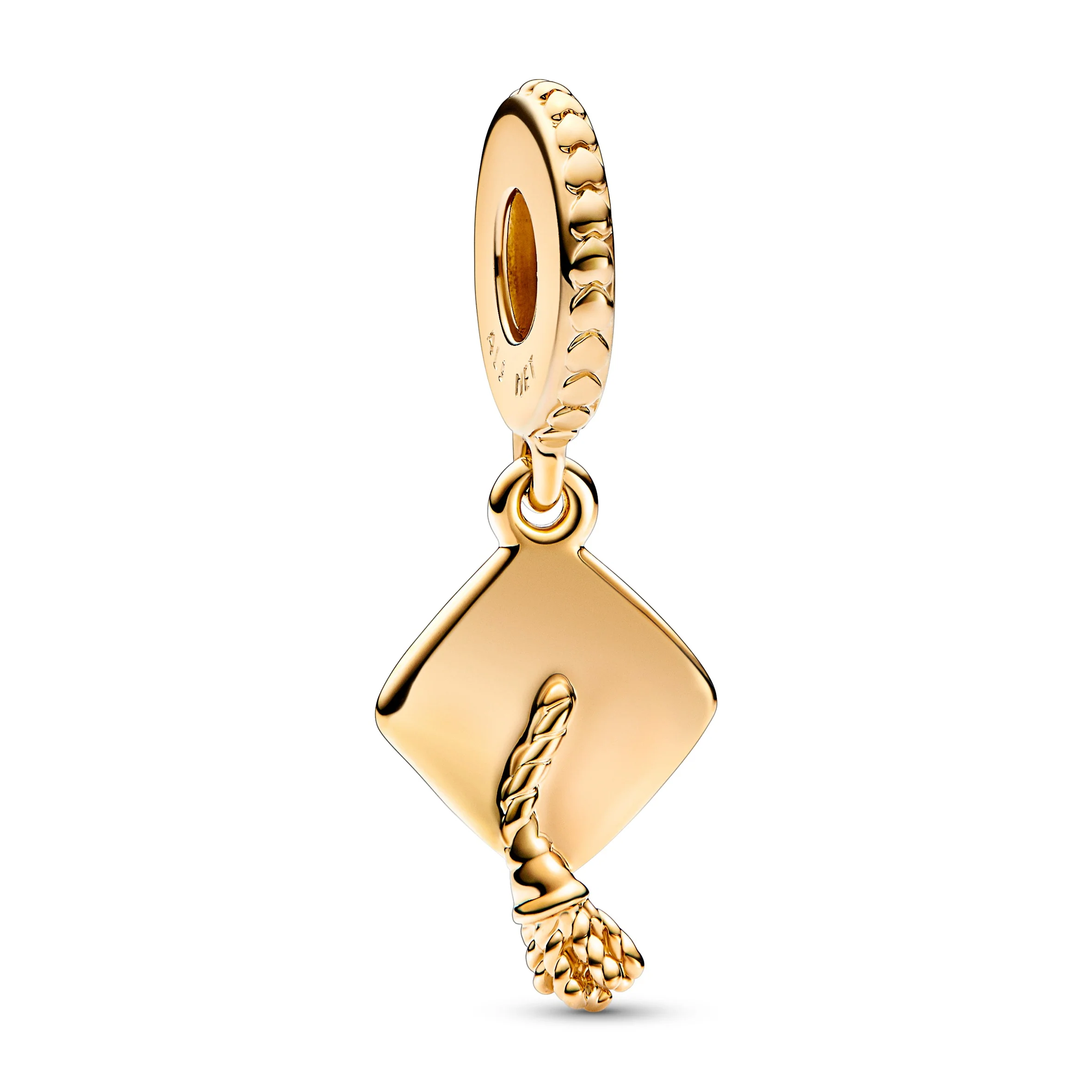 Student Hat 14K Gold-Plated Dangle - Image 4