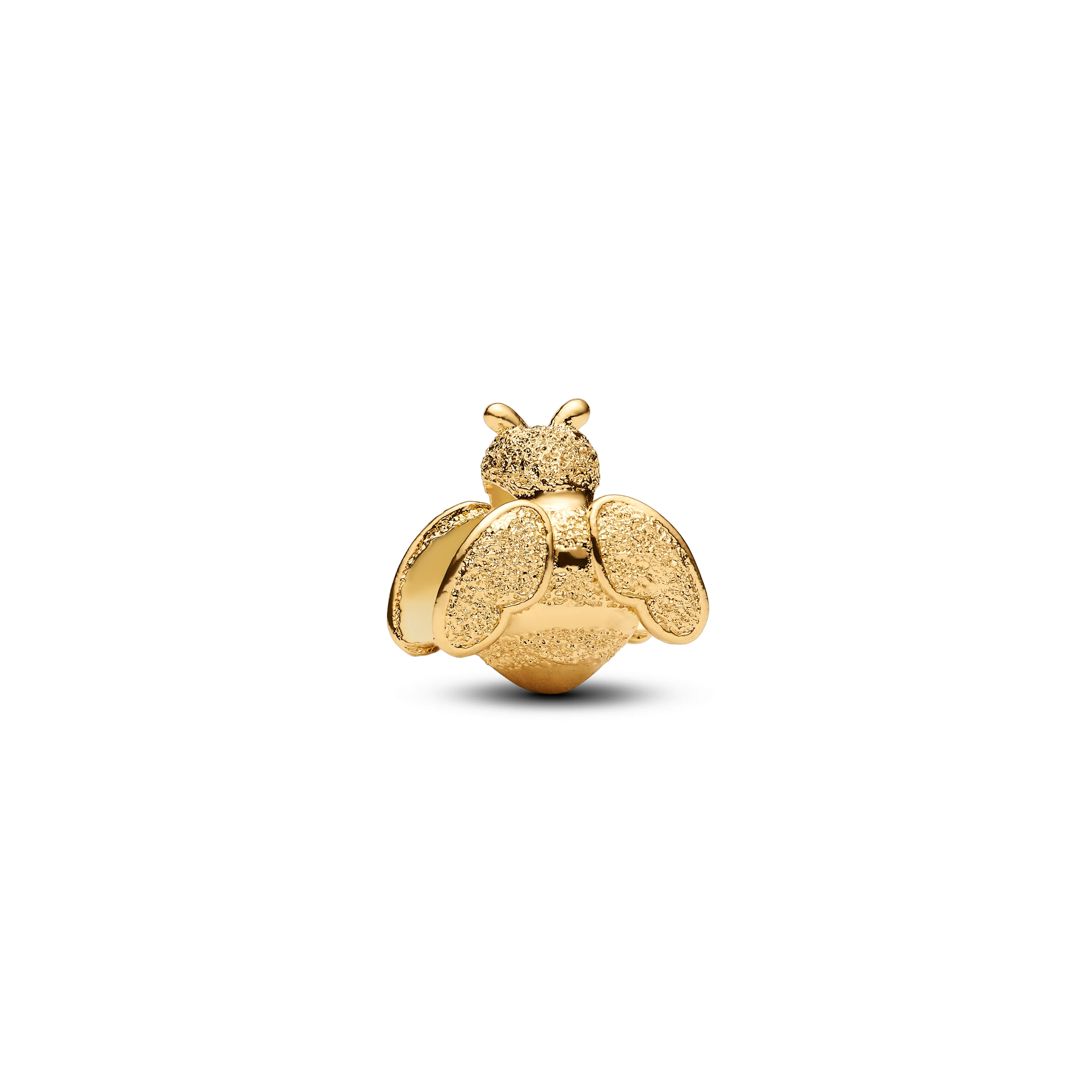 Textured Bee 14K Gold-Plated Mini Charm - Image 3