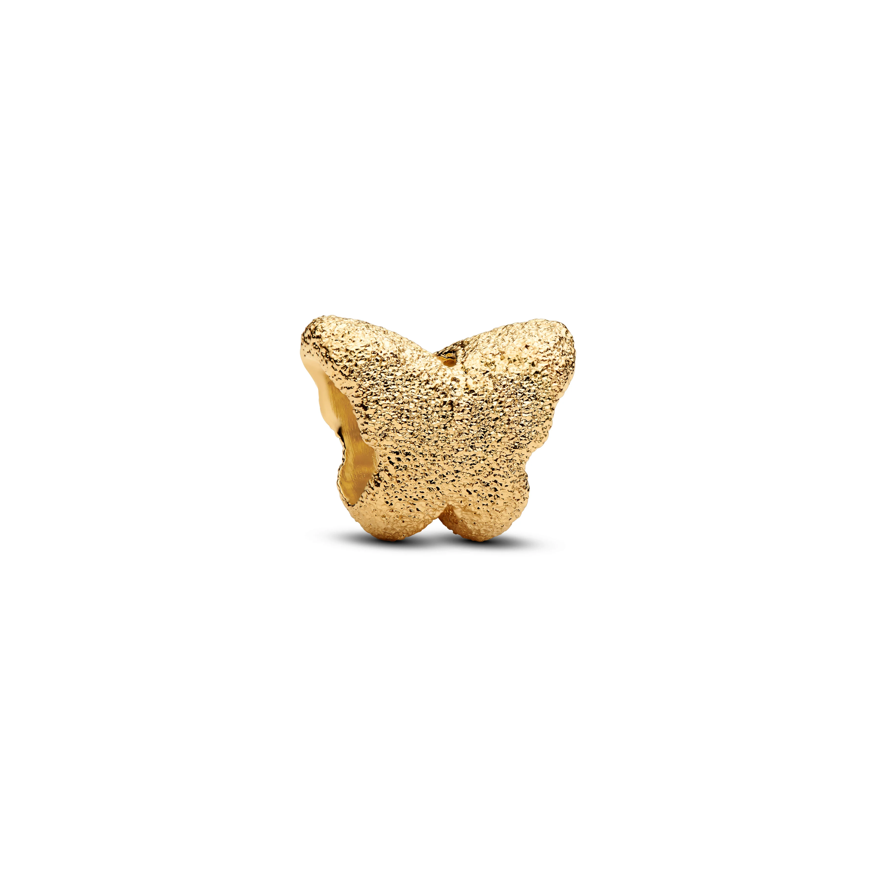 Textured Butterfly 14K Gold-Plated Mini Charm - Image 5
