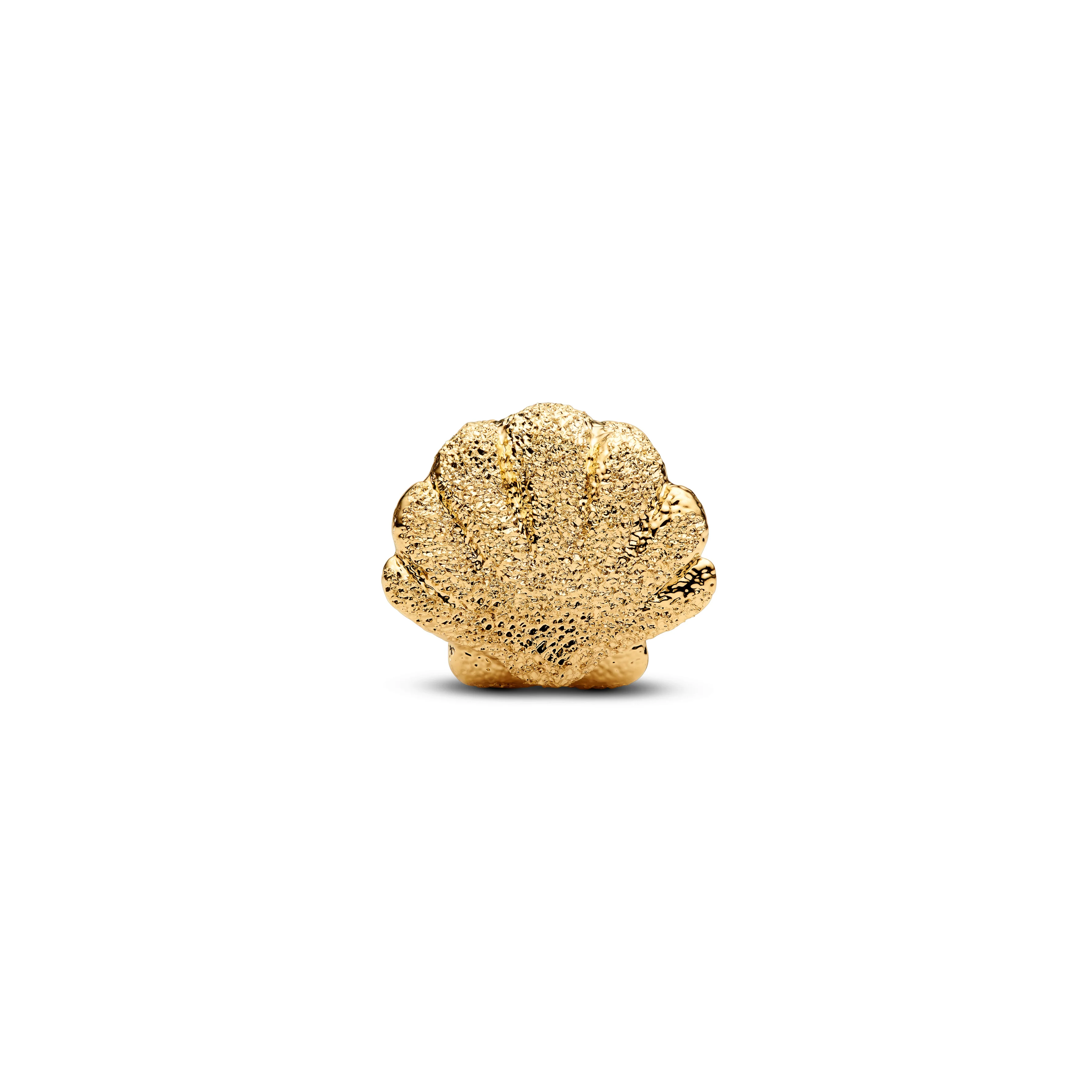 Textured Shell 14K Gold-Plated Mini Charm - Image 4