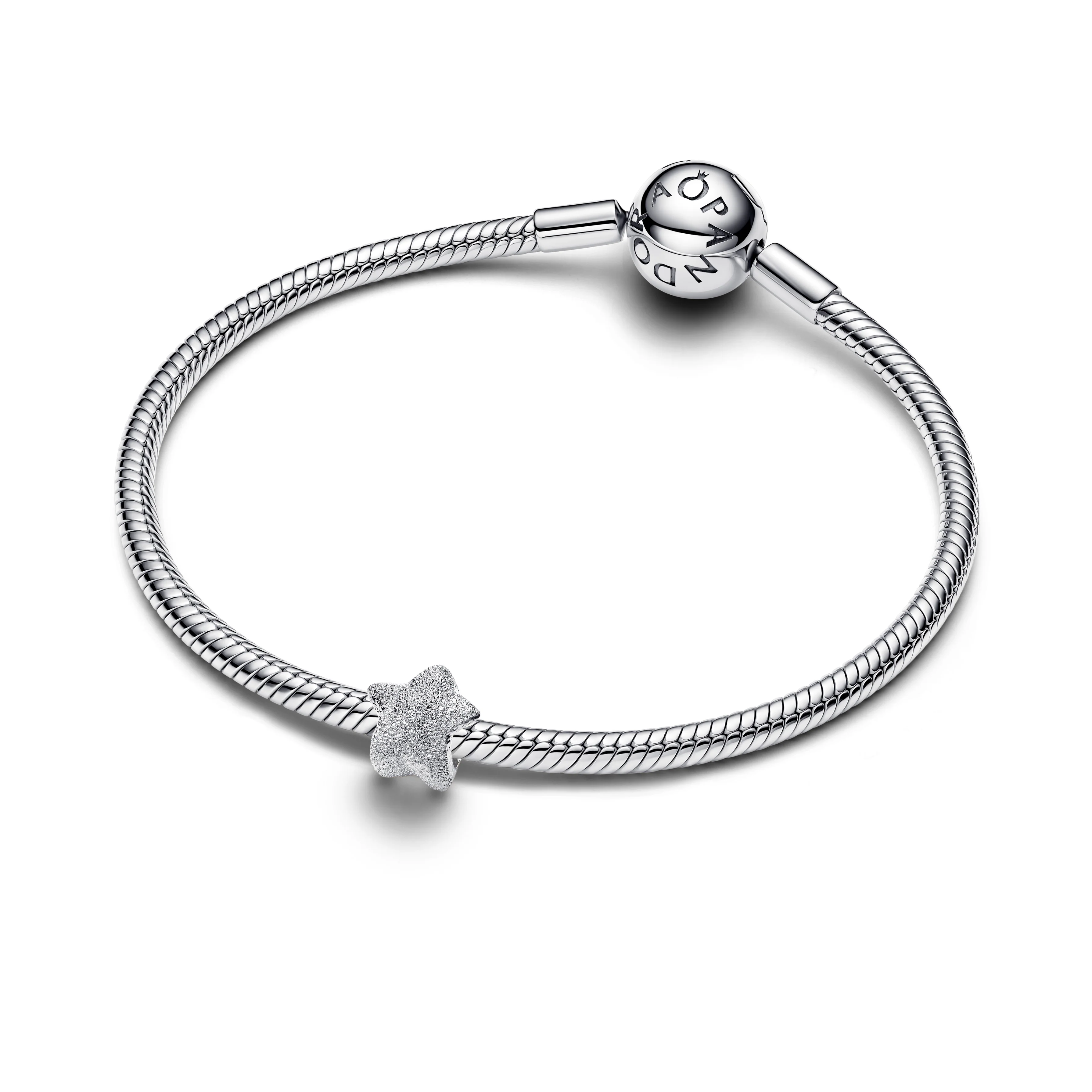 Textured Star Sterling Silver Mini Charm - Image 3