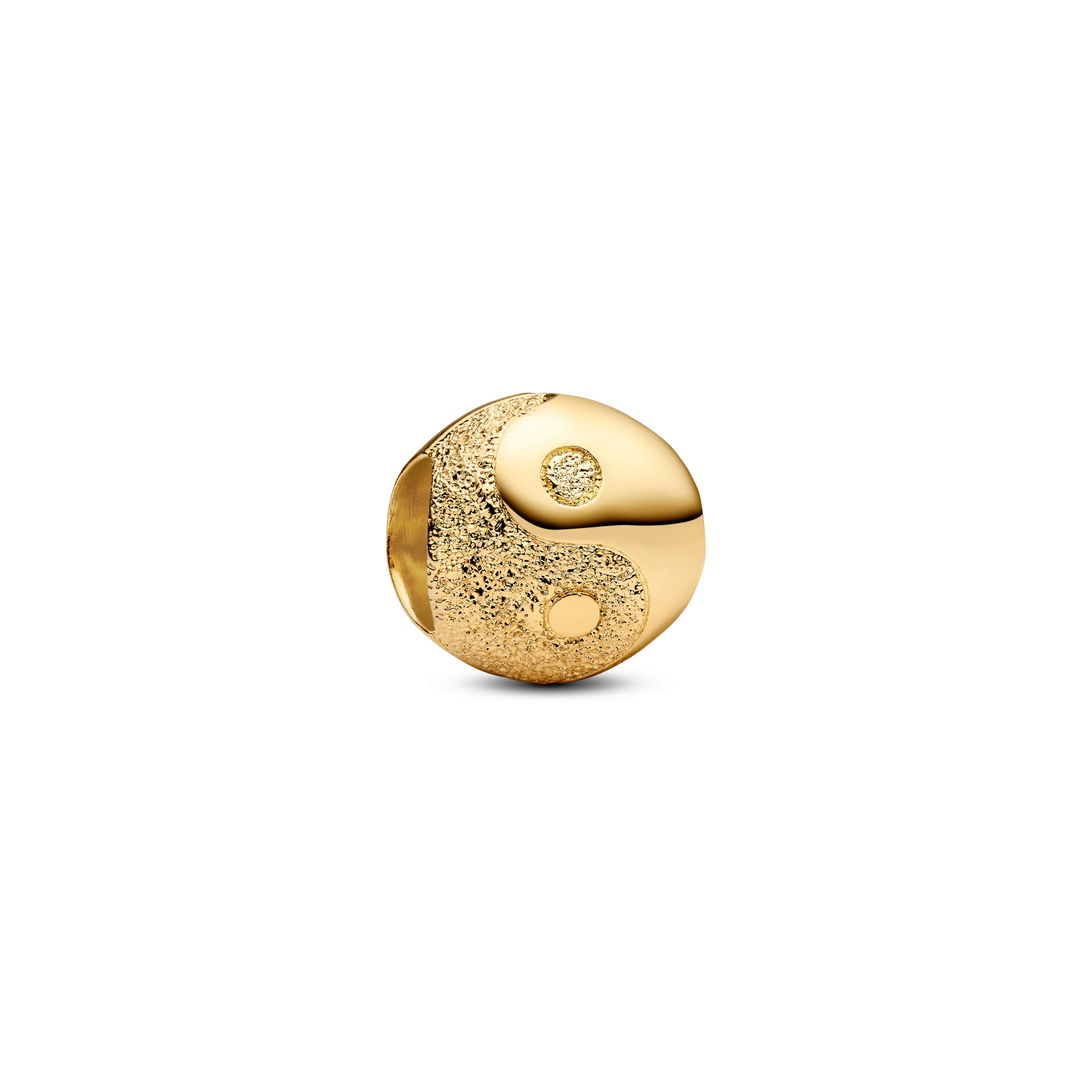Textured Yin And Yang 14K Gold-Plated Mini Charm - Image 4