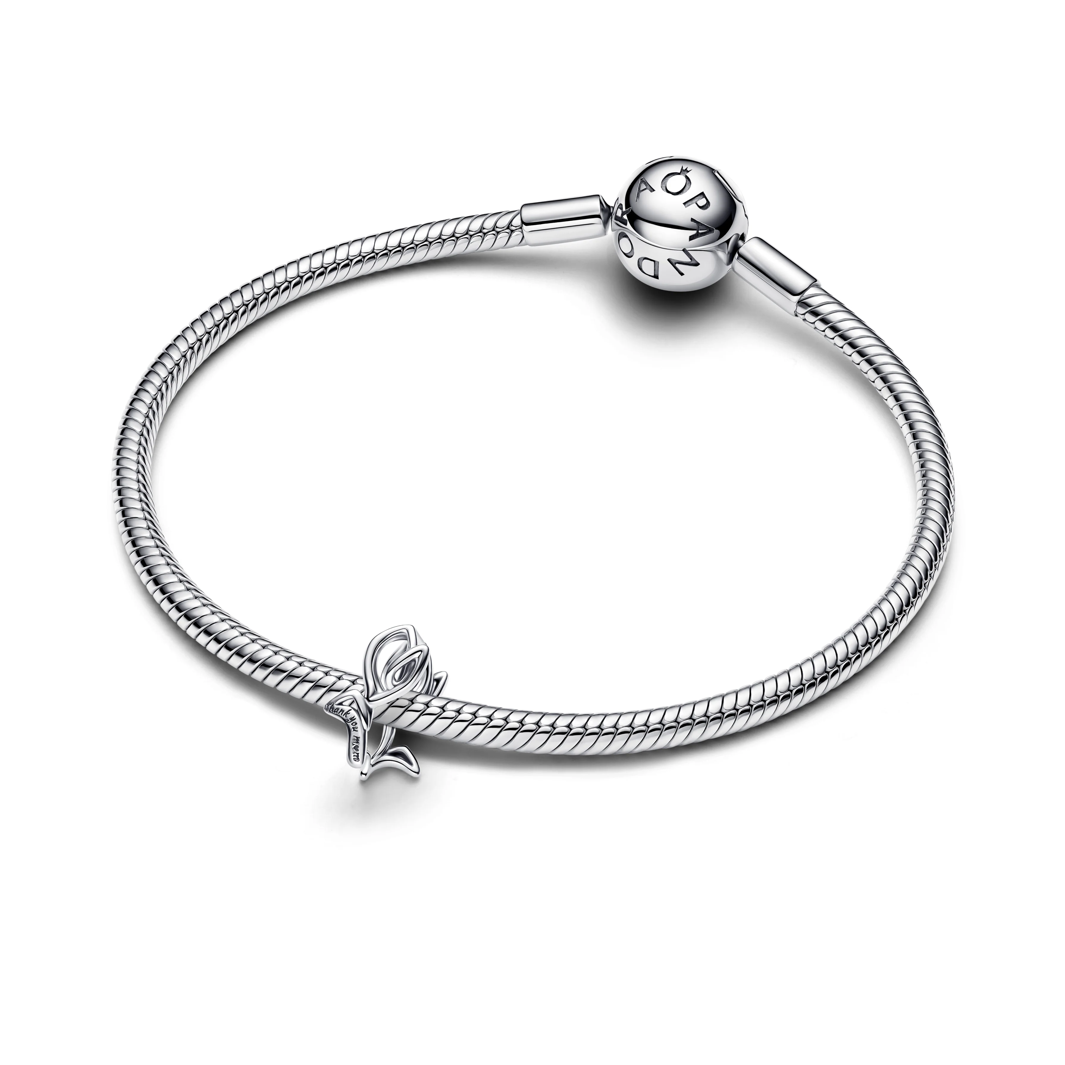 Tulip Sterling Silver Charm - Image 3