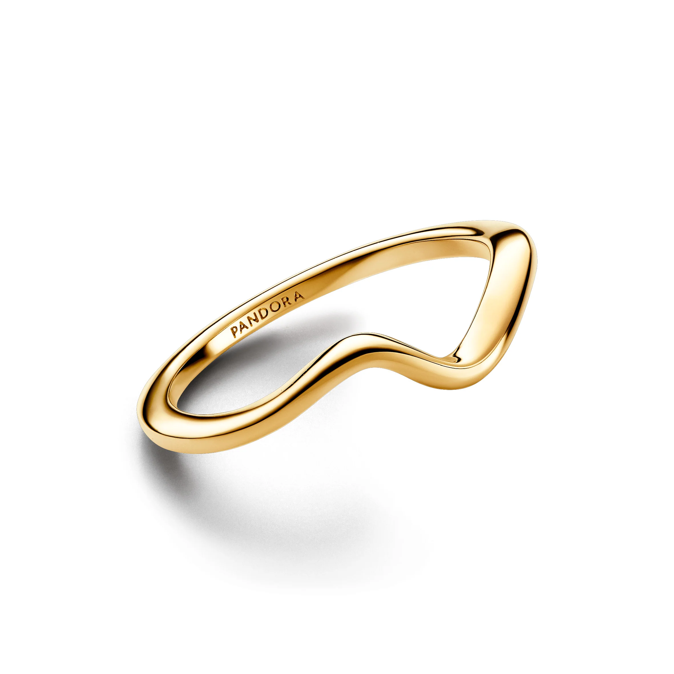 Wave 14K Gold-Plated Ring - Image 3