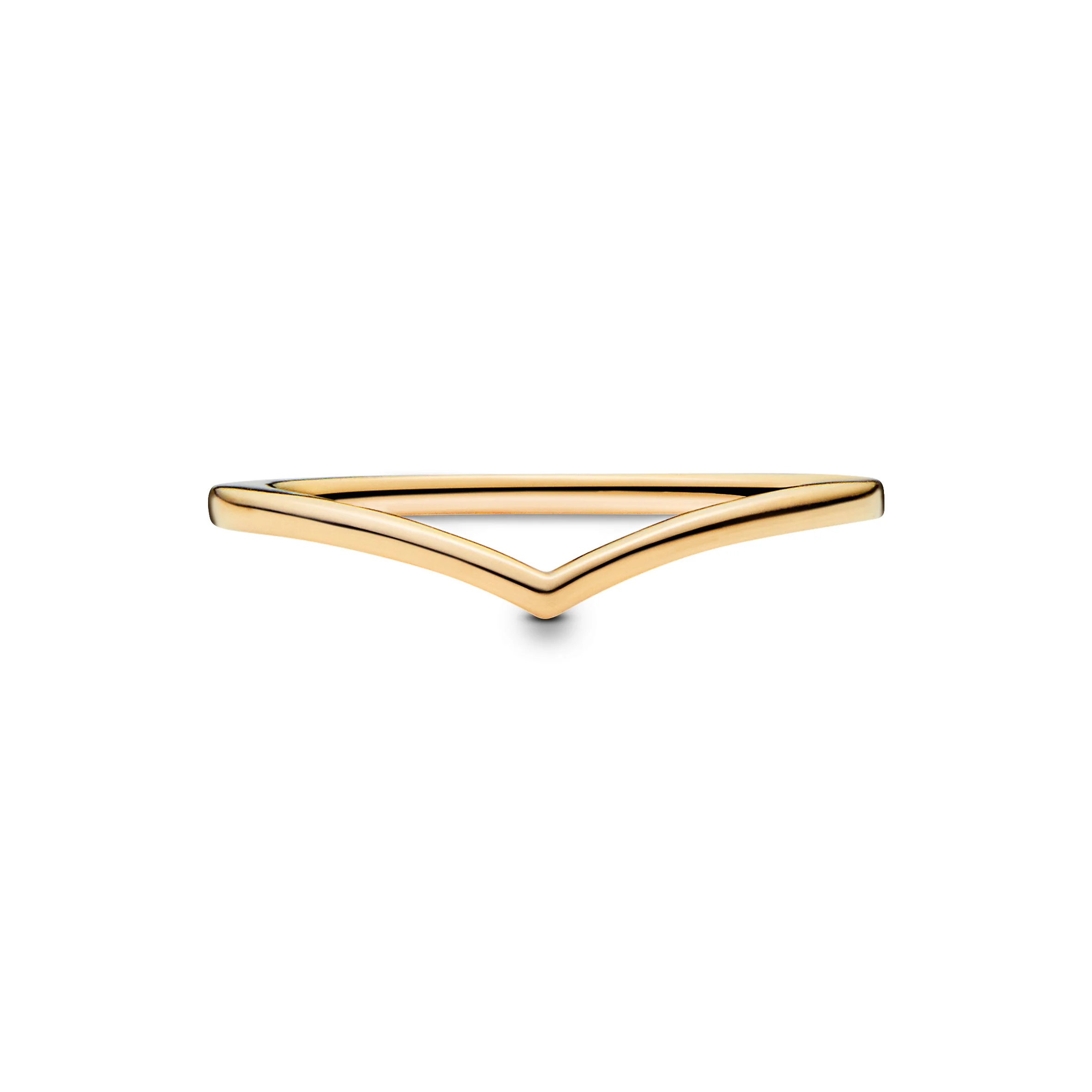 Wishbone 14K Gold-Plated Ring - Image 4